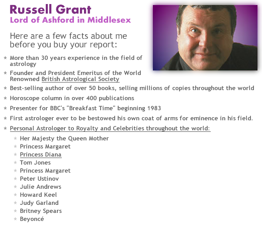 Russell Grant's Information